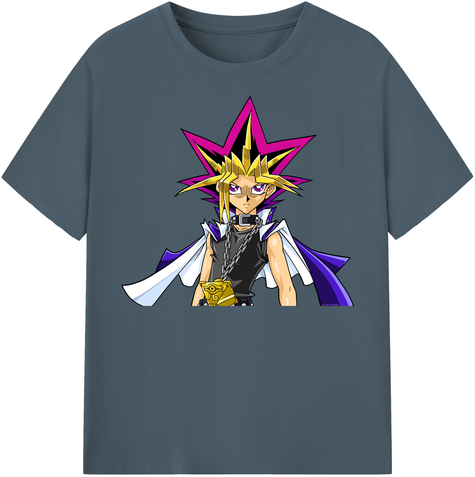 （画像用） 遊☆戯☆王 Yu-Gi-Oh! 綿100％半袖Tシャツ（フロントプリント）